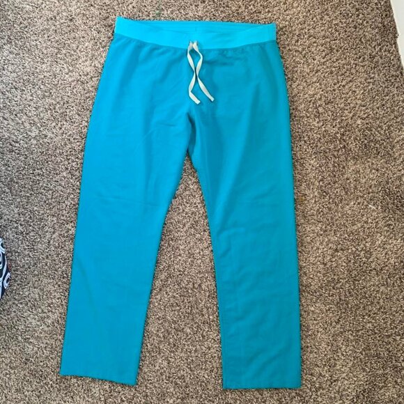 Figs Livingston Scrub Pant XLT in Teal - Picture 1 of 11
